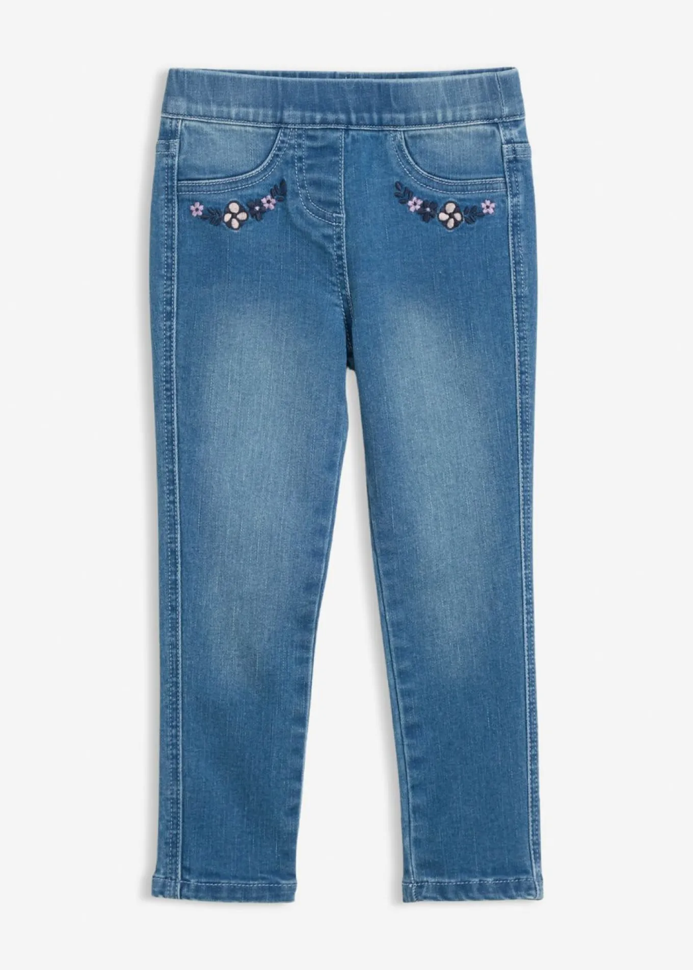 Jeggings superelásticos con cinturilla cómoda y talle medio
