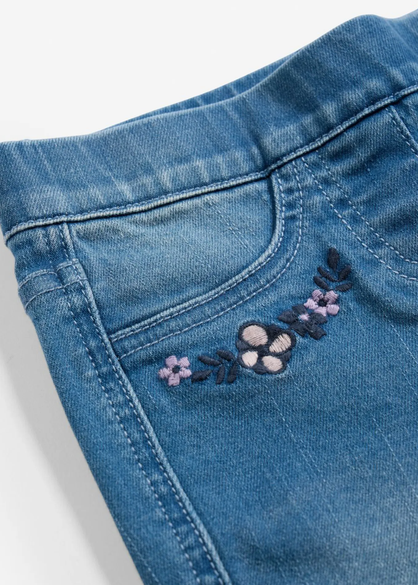 Jeggings superelásticos con cinturilla cómoda y talle medio