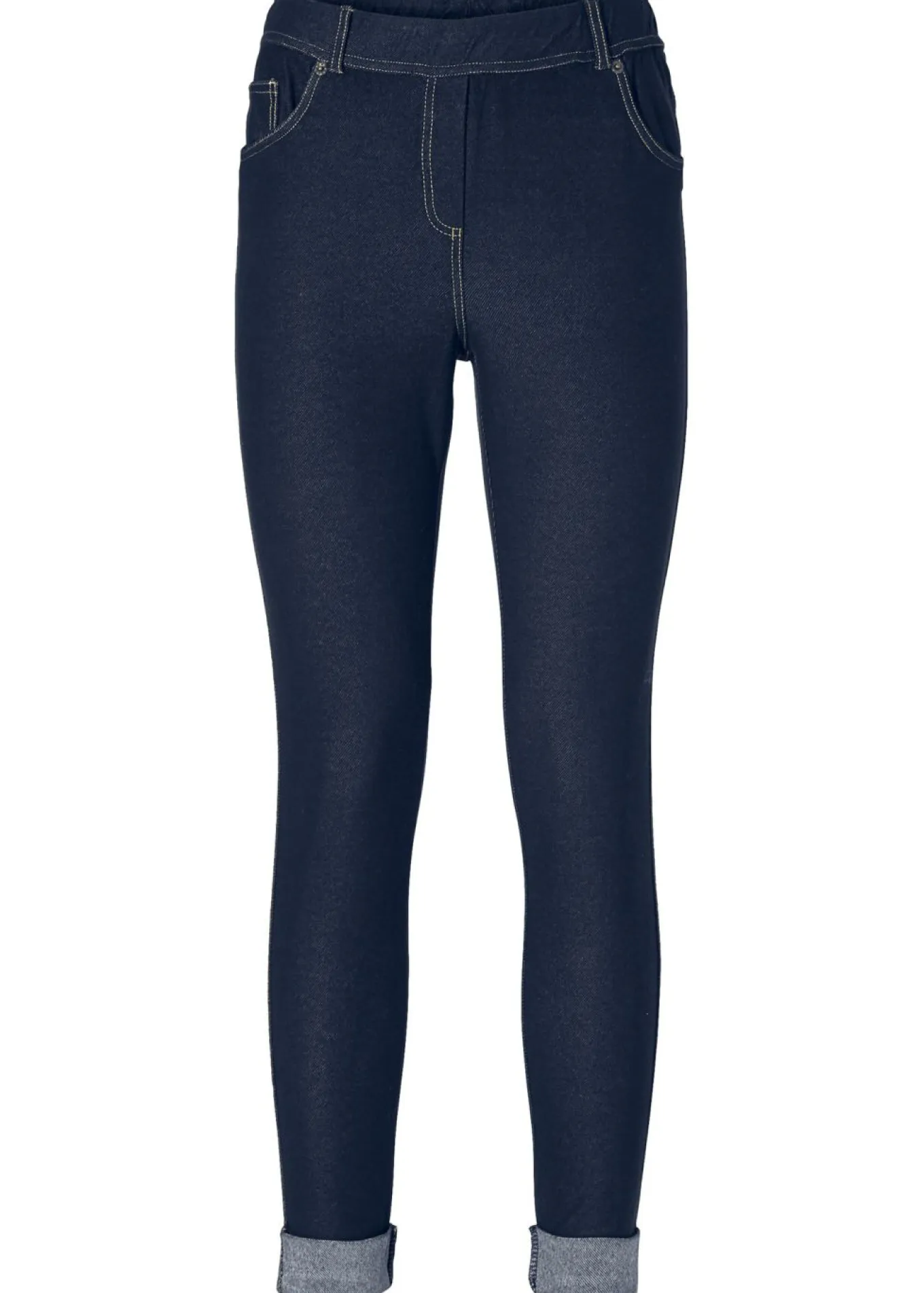 Jeggins con bajo vuelto