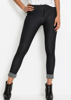 Jeggins con bajo vuelto