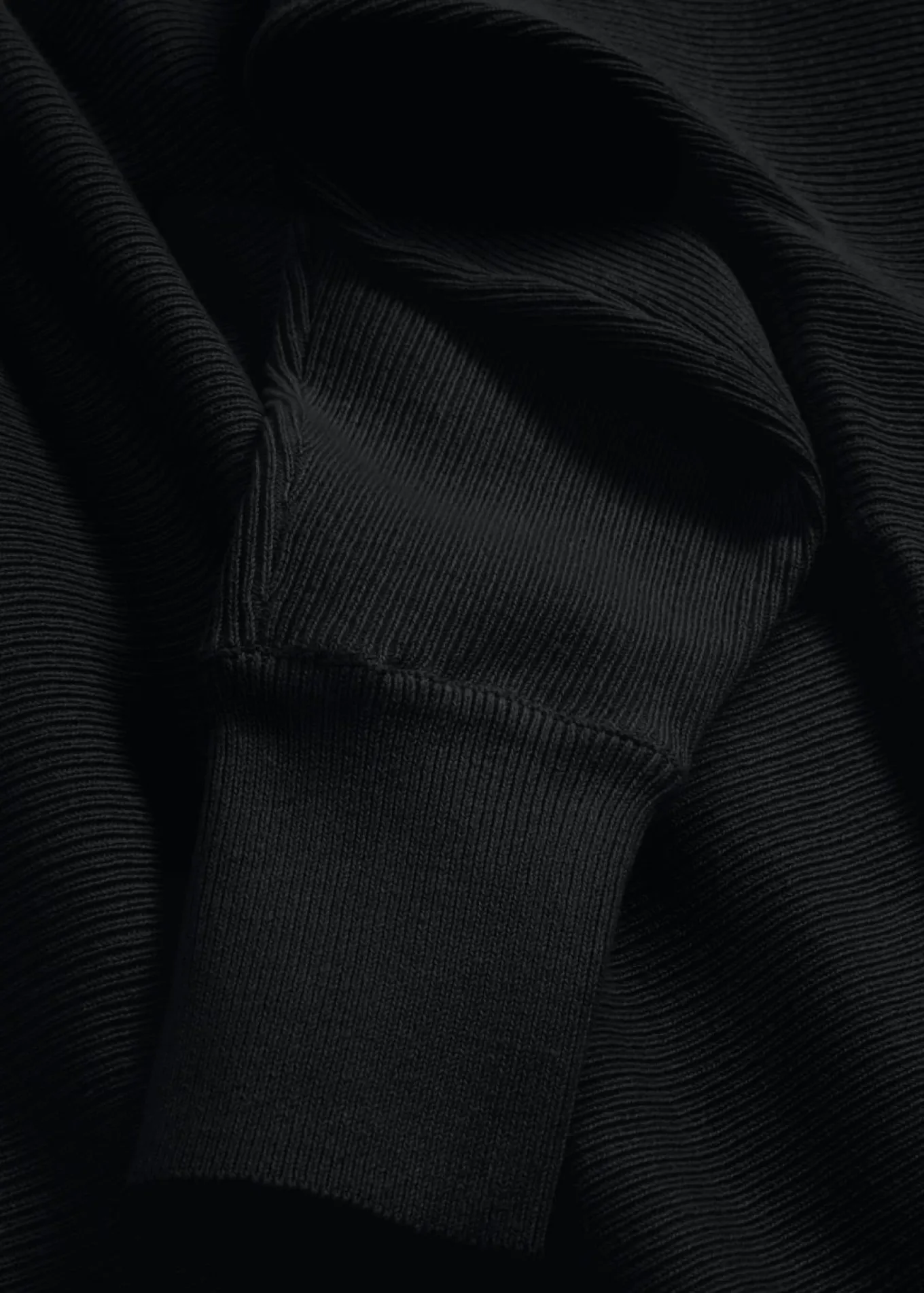 Jersey acanalado de gran tamaño
