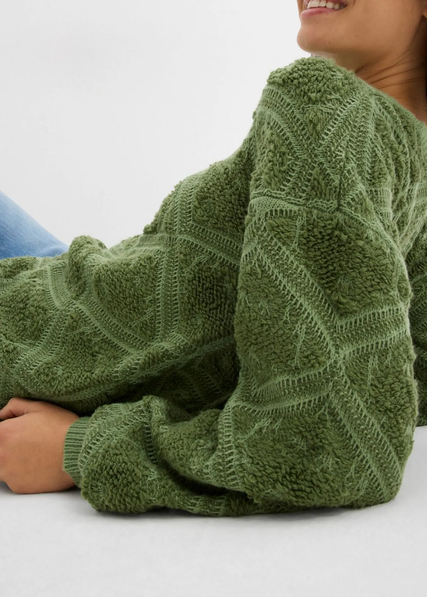Jersey boxy de punto