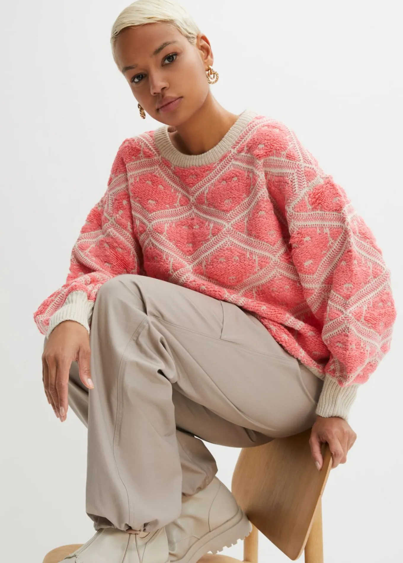 Jersey boxy de punto