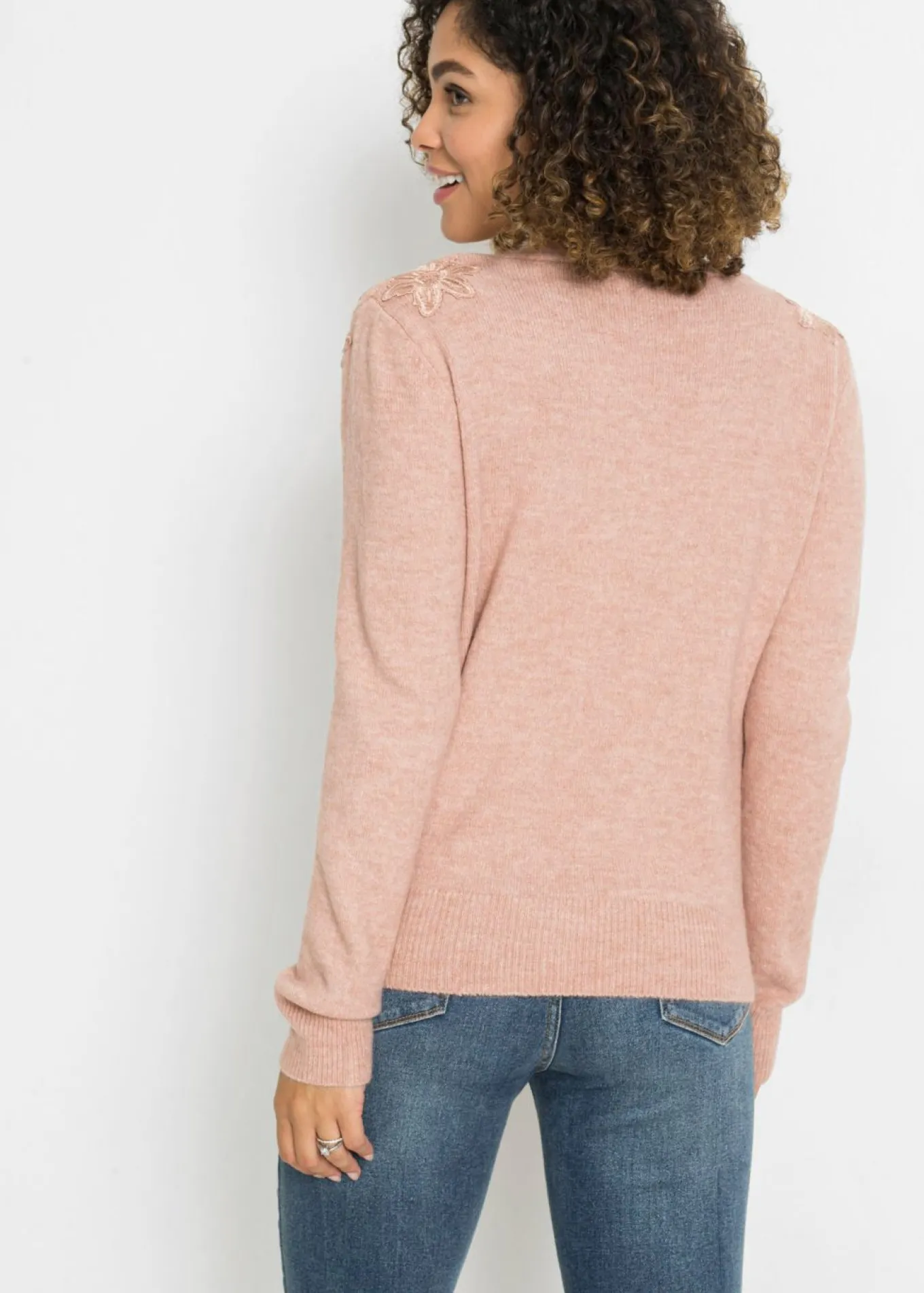 Jersey con aspecto cruzado
