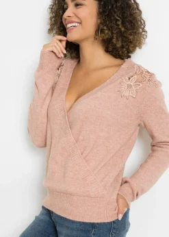 Jersey con aspecto cruzado