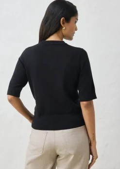 Jersey con contenido de seda