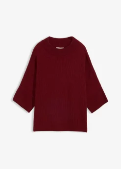 Jersey con corte boxy de mezcla de viscosa suave