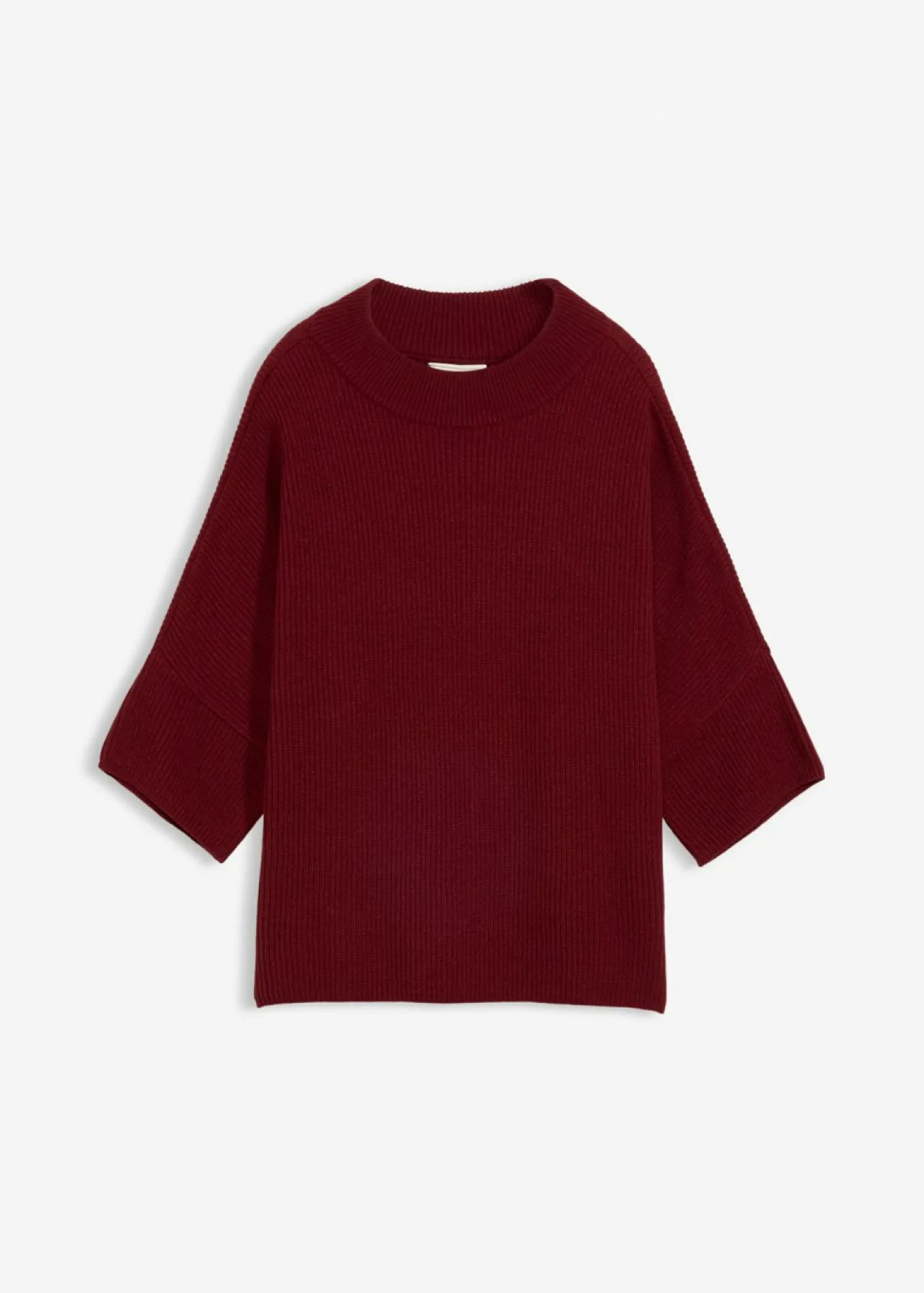 Jersey con corte boxy de mezcla de viscosa suave
