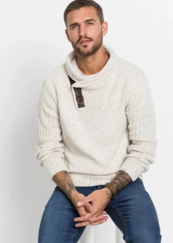Jersey con cuello bufanda regular fit