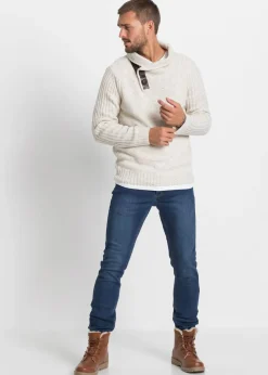 Jersey con cuello bufanda regular fit
