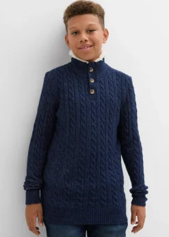 Jersey con cuello troyer