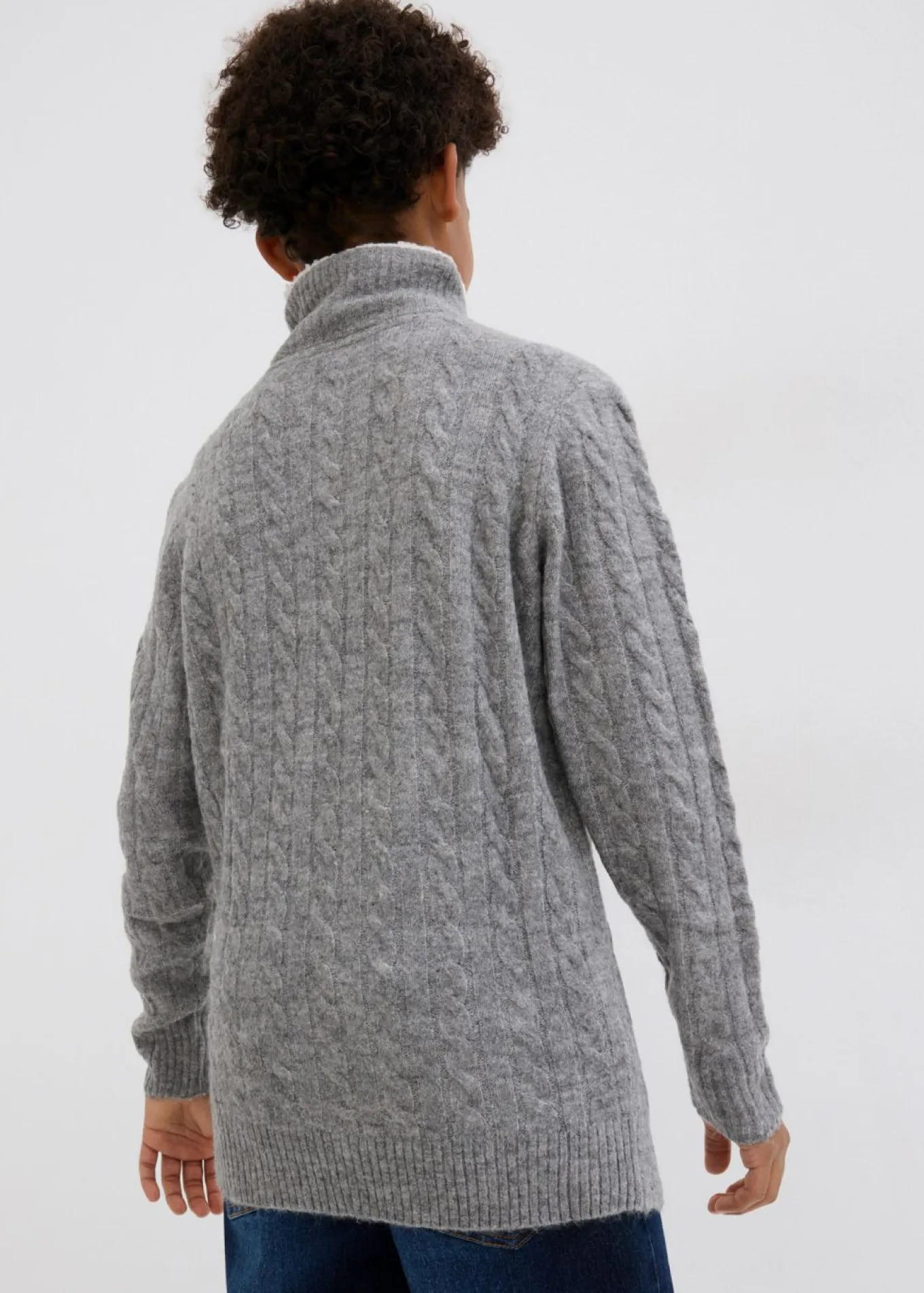 Jersey con cuello troyer