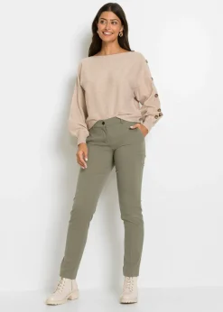 Jersey con detalles de botón
