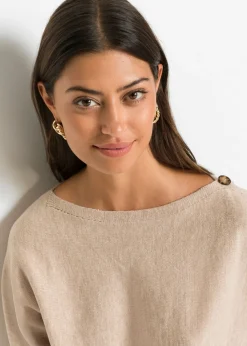 Jersey con detalles de botón