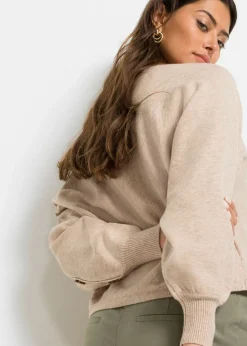 Jersey con detalles de botón
