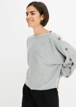 Jersey con detalles de botón