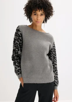 Jersey con estampado de leopardo