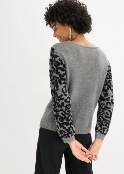 Jersey con estampado de leopardo