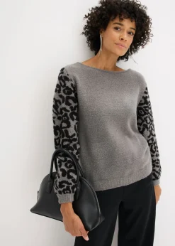 Jersey con estampado de leopardo