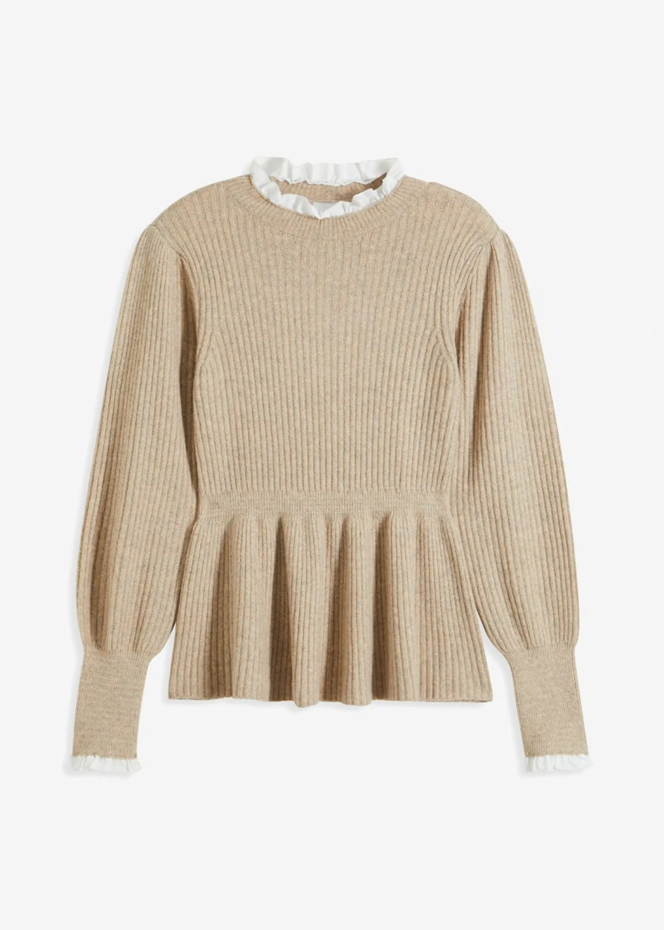 Jersey con inserto de blusa