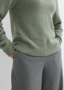 Jersey con inserto de encaje