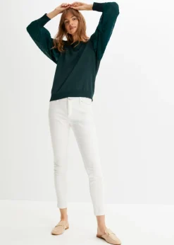 Jersey con mangas plisadas de viscosa sostenible