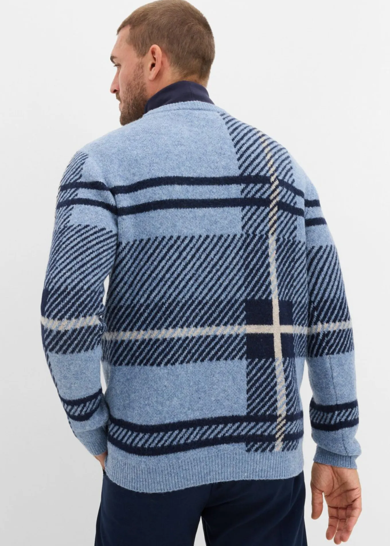 Jersey con patrón de cuadros
