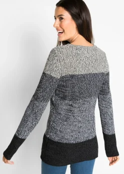 Jersey con patrón de rayas