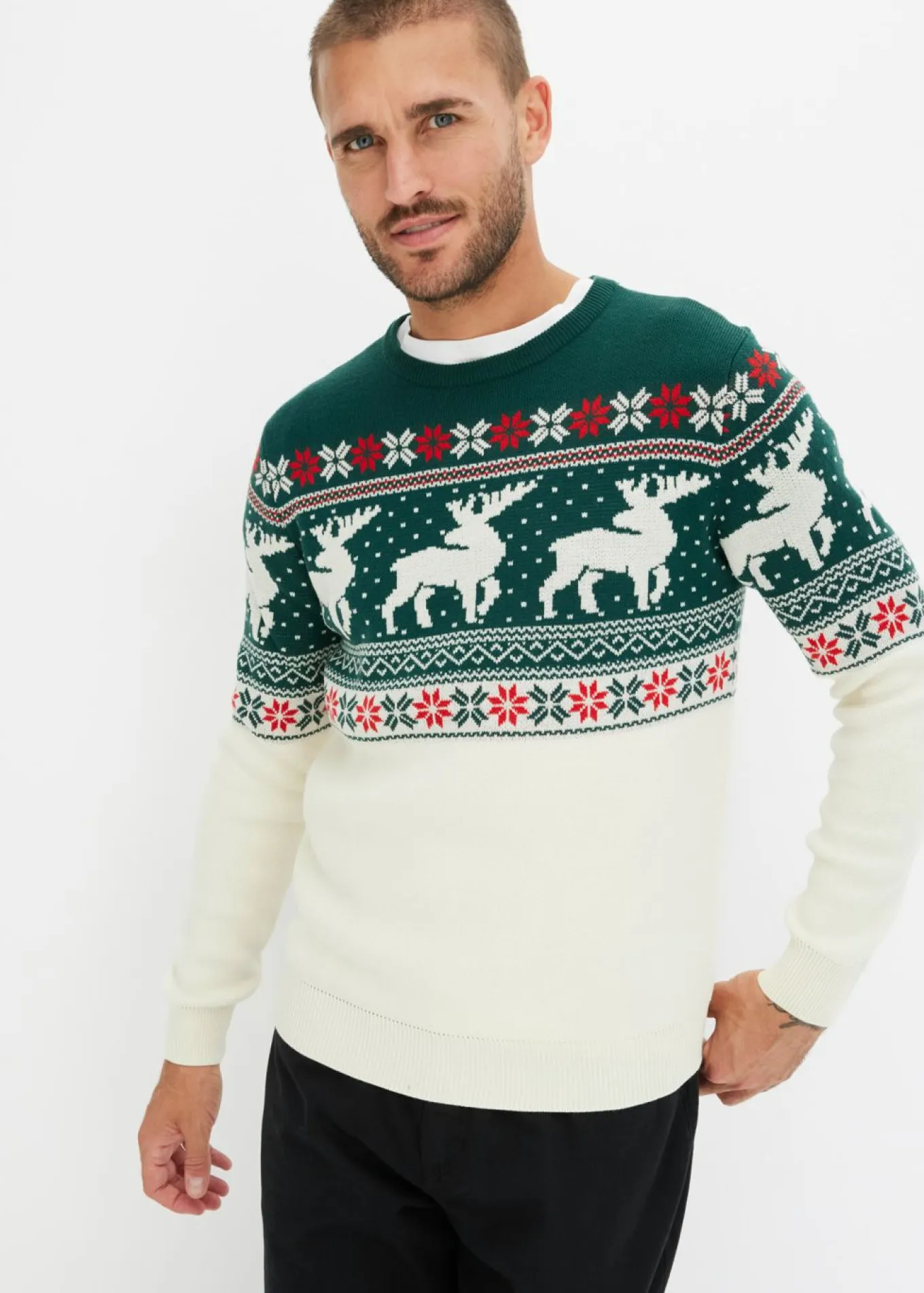 Jersey con patrón nórdico