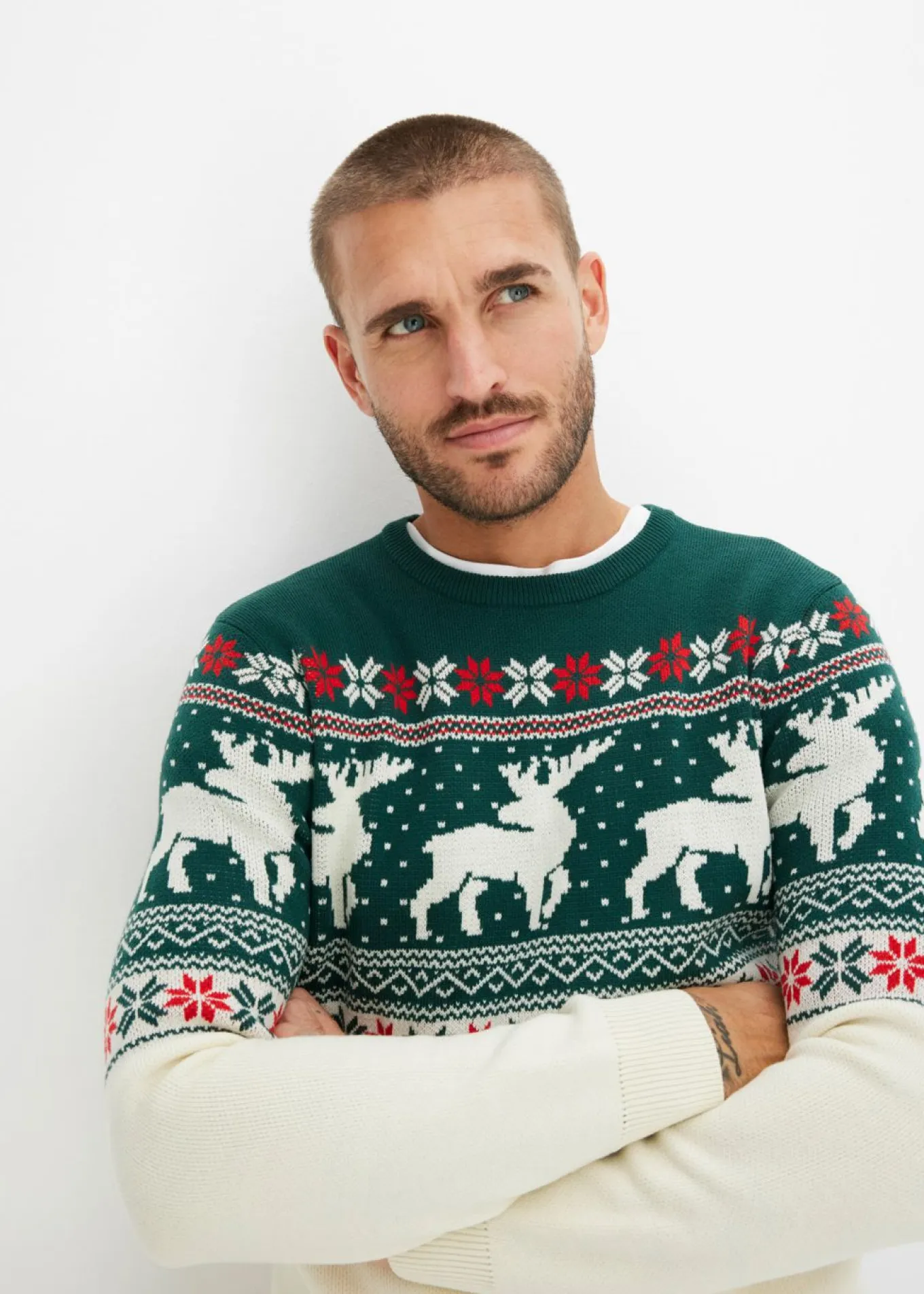 Jersey con patrón nórdico