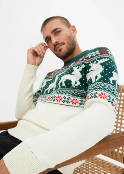 Jersey con patrón nórdico