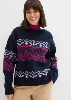Jersey con patrón nórdico
