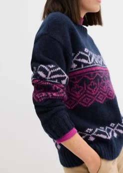 Jersey con patrón nórdico