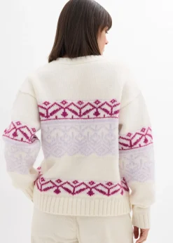 Jersey con patrón nórdico