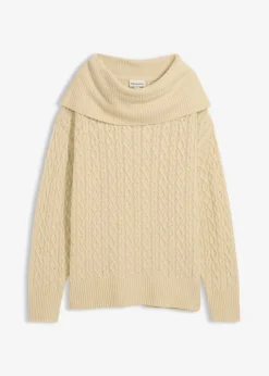 Jersey con patrón trenzado