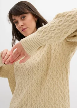 Jersey con patrón trenzado