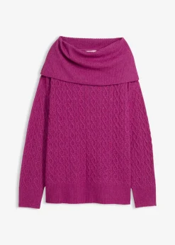 Jersey con patrón trenzado
