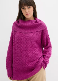 Jersey con patrón trenzado