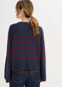 Jersey con rayas en contraste