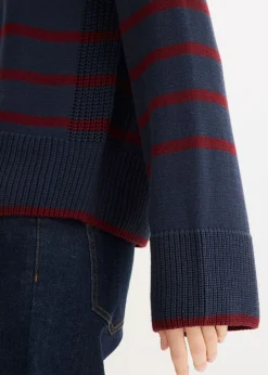 Jersey con rayas en contraste