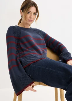 Jersey con rayas en contraste