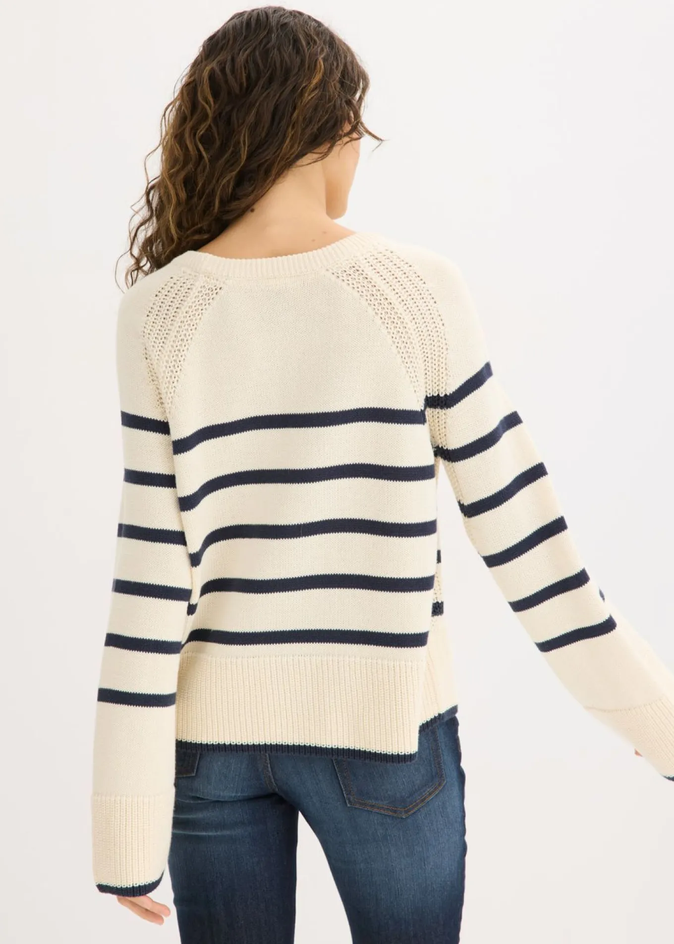 Jersey con rayas en contraste