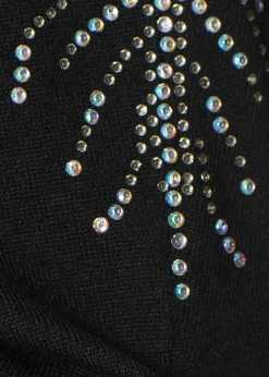 Jersey con strass en los hombros