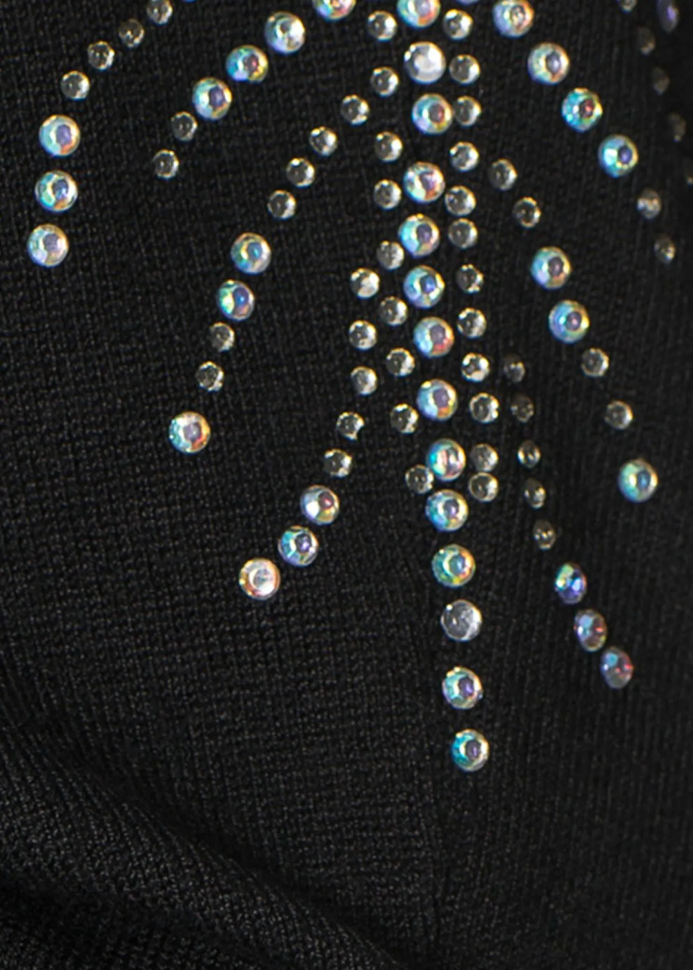 Jersey con strass en los hombros
