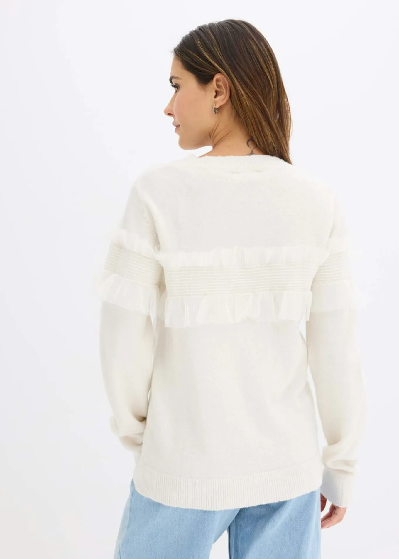 Jersey con volantes
