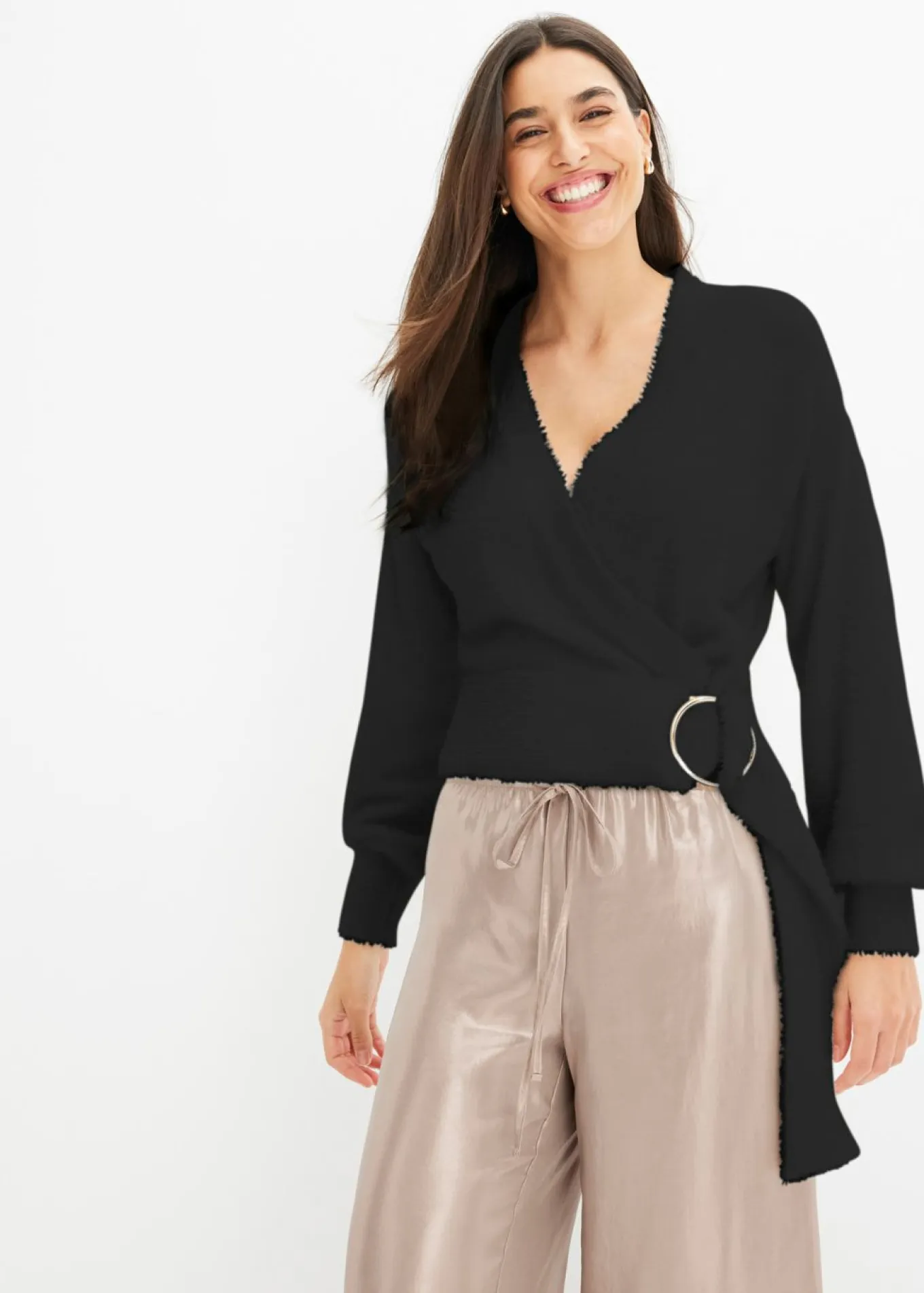Jersey cruzado con accesorio