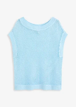 Jersey de ajour con hilo brillante