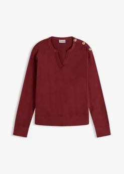 Jersey de algodón con detalle de botones