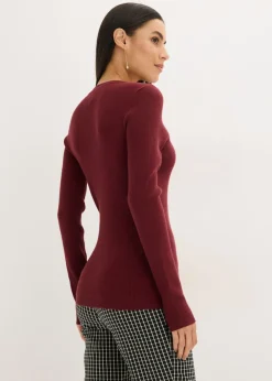 Jersey de canalé con viscosa