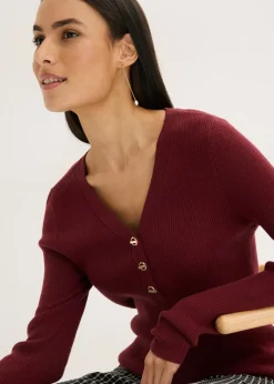 Jersey de canalé con viscosa